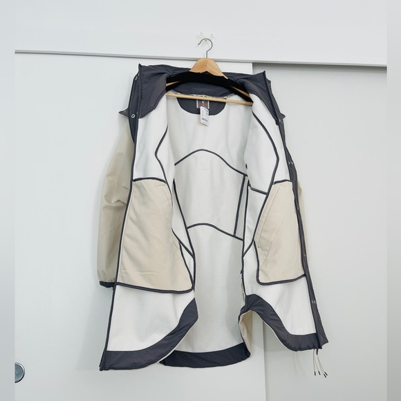 NWT Free People Moon Magic Reflective Rain Parka Jacket Coat Size Small - Picture 7 of 9